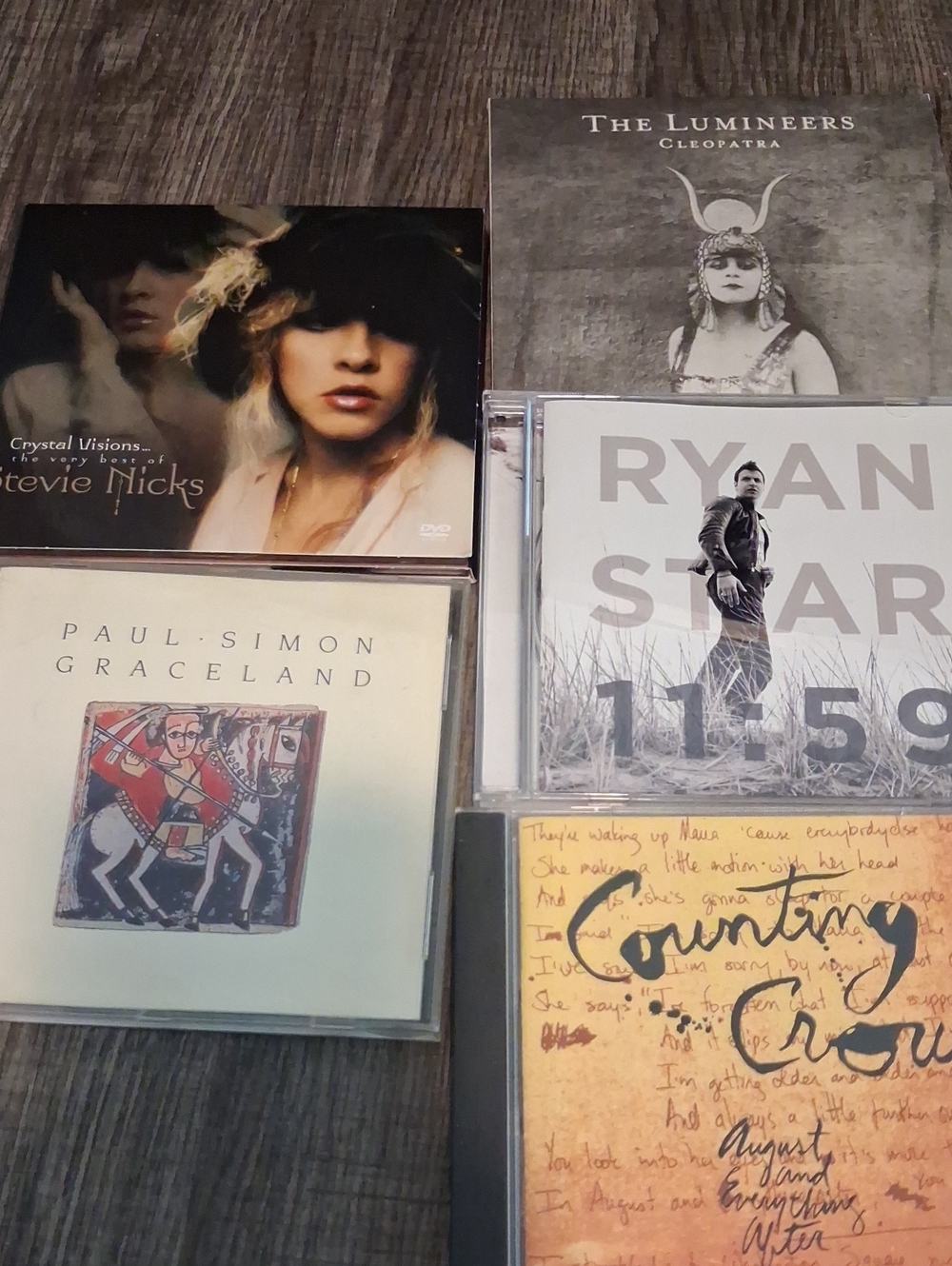 Classic Rock Music CDs Stevie Nicks Luminaires Paul Simon Counting Crows R Star